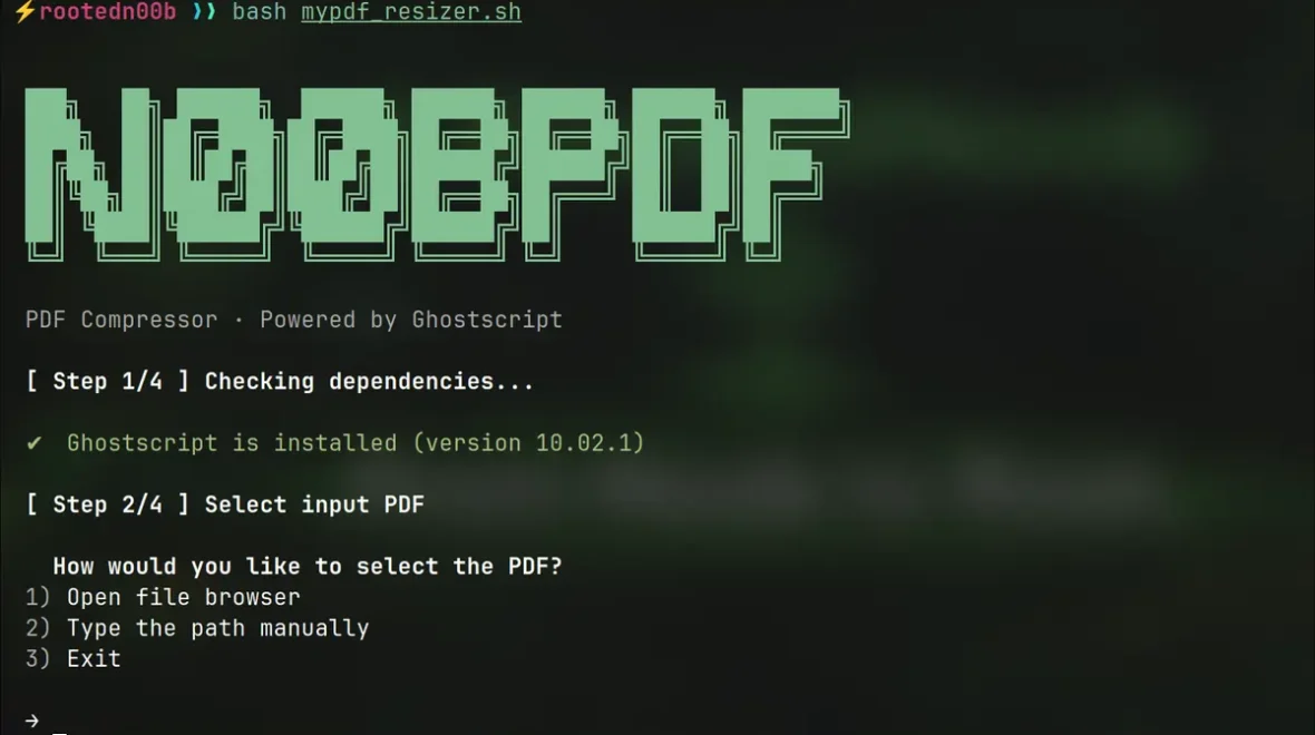 I Built a Free PDF Compressor for the Terminal — And You Can Use It Today