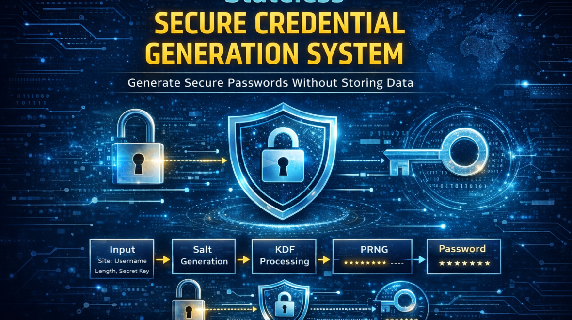 Stateless Password Management and Secure Credential Generation System