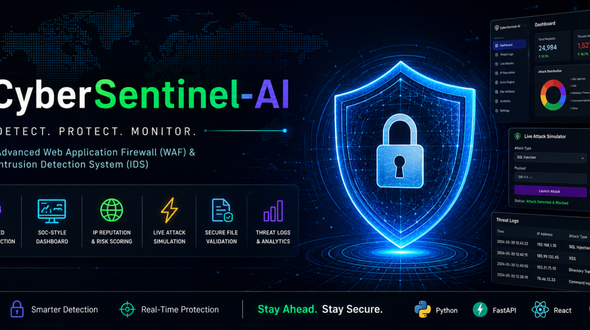 CyberSentinel-AI An Advanced Web Threat Detection & Intrusion Monitoring Platform